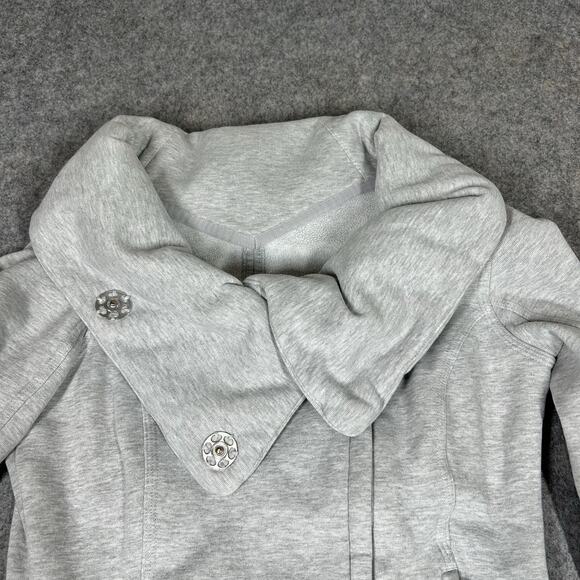 Lululemon Karmacollected Jacket Women’s 4 Heathered Light Grey Full Zip - Picture 5 of 9